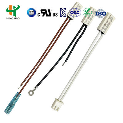 Fusível Térmico de Rearme Automático KSD9700 com Faixa de 30°C~155°C, 10000 Ciclos e Tamanho 15*7.5*3.8mm