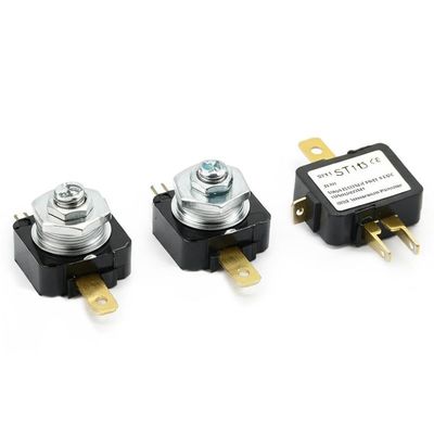 ST11 Termostato ST01 Termostato bimetálico ST05 Protector de temperatura