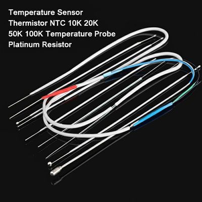 Sensor de temperatura Termistor NTC 10K 20K 50K 100K Proba de temperatura Resistor de platina