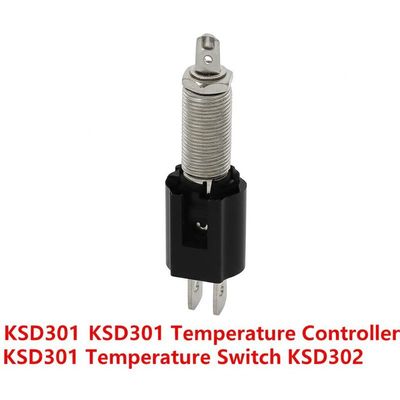 KSD301 Termostato Bimetal Termostato com 100000 ciclos 250V 16A e 0-250°C Intervalo de temperatura