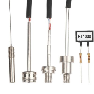 Sensor de temperatura PT100 Termistor NTC com Coeficiente de Material B25/50 ou B25/85 para Temperatura de Trabalho de -40℃~+250℃ e Precisão de Classe A (0.1)