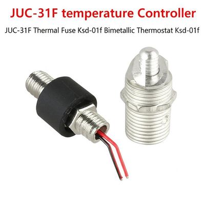 JUC-31F Interruptor de proteção térmica Termostato bimetálico com faixa de temperatura de 0 a 150 °C normalmente fechado ou aberto automático ou reinicialização manual