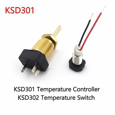 KSD301 Controlador de temperatura com faixa de 0-250°C normalmente fechado ou aberto UL CQC TUV RoHS Certificado