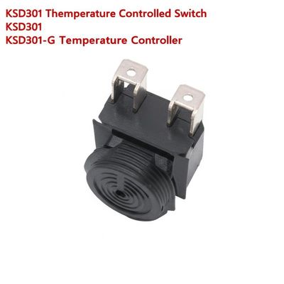 KSD301 Termostato bimetal com 100000 ciclos 250V 16A e 0-250°C