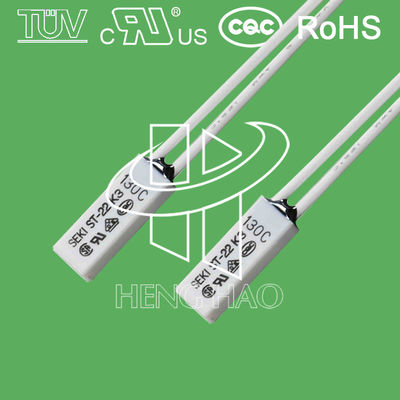 Protetor Térmico SEKI Reutilizável / Interruptor Térmico Bimetálico Certificado ROHS st-22