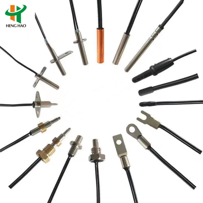 o sensor de temperatura IP68 do termistor do resistor NTC de 5K 10K 50K 100K sonda o fio 1M