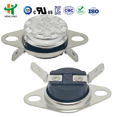 Interruptor controlado da temperatura do TUV, controlador de temperatura KSD301 Thermal Fuse