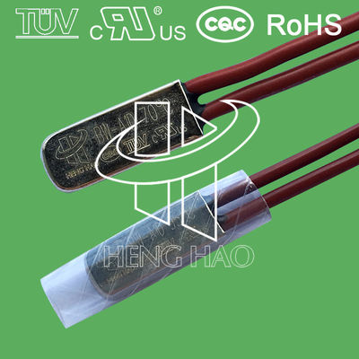 Fusível térmico do protetor da auto restauração, interruptor da proteção térmica da caixa do metal