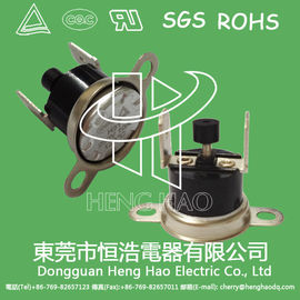 Interruptor bimetálico do entalhe da temperatura dos termostatos KSD301 da ação da pressão do disco da C.A. 125V 250V